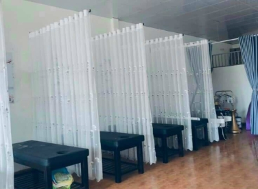 Đảm bảo không gian riêng tư với rèm spa thẩm mỹ viện